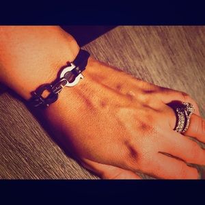 Salvador Ferragamo leather bracelet